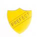 Prefect Shield Badge- Yellow