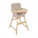 Igloo High Chair And Tray - Grey