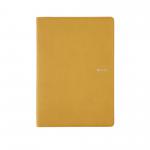 Collins Textured Ruled Notebook Mustard