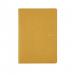 Collins Textured Ruled Notebook Mustard