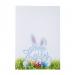This photo shows a pack of 50 A4 Easter cards made from 160gsm paper, featuring colorful school stationery designs. The cards are neatly stacked and ready to be used for Easter greetings and celebrations.