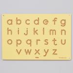 Lowercase Letters Wooden Board