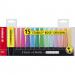 This photograph shows a vibrant collection of school stationery items on a boss deskset. The set includes 15 assorted colors, ranging from bright hues to muted tones. Each item is neatly organized, creating a professional and efficient workspace.