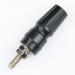 The photograph features a set of school stationery black terminal sockets. The sockets have a sleek black finish and are lined up neatly in rows. Each socket has multiple slots to hold different types of stationery items. The overall appearance is professional and organized.
