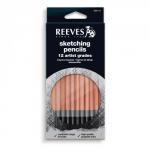 Reeves Assorted Graphite Drawing amp Sketching Pencils Pack of 12