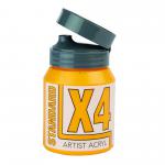 X4 Stndrd Acryl 500ml Azo Yellow Deep
