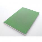 Stapled Sketchbook A4 105gsm Pk10 Green