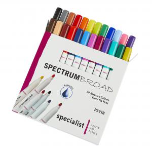 Image of Spectrum Broad Pen Pk24 Asrtd Colours