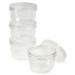 Transparent Pots Pk 4