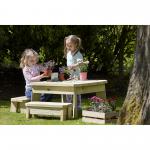 Square Table And Bench Set (preschool)
