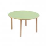 Pastel Round Table Green H460