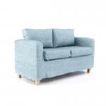 Sofa With Removable Cover Soft Blue