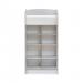 Display Bookcase Grey H1505mm