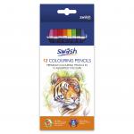 Swsh Colour Pencil Premium Assorted P12
