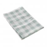 Gingham Circle Table Cloth Duck Egg