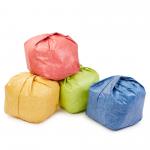 Wipe Clean Pk4 Textured Primary Beanbags
