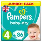 Pampers Baby Dry S4 86 Pack