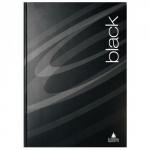 Cathedral A4 192 Page Notebook Black Pack of 3