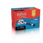 Berol Dry Wipe Markers Chisel Asst P48