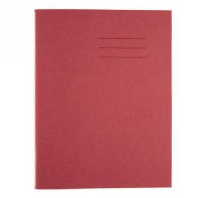 Red 8x6.539 Exercise Book 32-Page, 15mm Ruled Plain Alternate Pack of 100