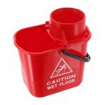 15L Professional Bucket and Wringer Red