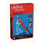 Berol School Fountain Pen Blue Pack of 12