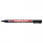 Edding 361 Drywipe Pen Blk P50