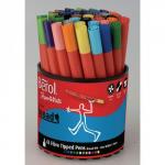 Berol Broadline 1.7mm Colour Markers Pen Assorted, Pack of 42