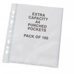 A4 ExWide Punched Pockets P100
