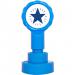 Xclamations Stamp Blue Star