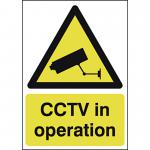 Sign CCTV in Operation Self Adhesive