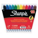 Sharpie Permanent Marker Assorted, Fine Tip Pack of 12