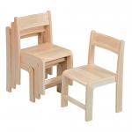 Stkble Wooden Chair Pk 4 210mm