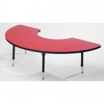 Height Adj Arc Table Red