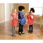 PVC Smocks with Sleeves Pack of 6 Age