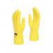 Shield Latex Rubber Household Glove 300mm Large Yellow (Pack of 12) GR039Y12 HEA00204