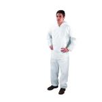 Non-Woven Coverall XLarge 46-50 Inch White DC03 HEA00366