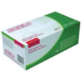 Shield P/F Latex Gloves Small (Pack of 1000) HEA00397 HEA00397