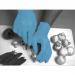 Shield Powder Free Nitrile Micro Textured Disposable Gloves Medium Blue (Pack of 100) GD21 Medium HEA00593