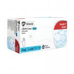 Shield Vinyl Powder-Free Gloves Small Clear (Pack of 100) GD09 - S HEA00947