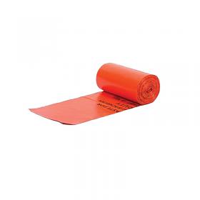 Polyco Clinical Waste Alternative Treatment Heavy Duty Sack Rolls 90L Orange (Pack of 100) AT25M085 HEA01182