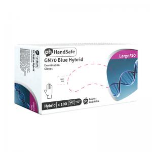 Ph Handsafe Shield VinylNitrile Mix Powder Free Gloves Large 100 Pack