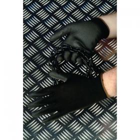 Polyco GH100 PU Coated Nylon Gloves Size 9 1 Pair Black GH0009 HEA01433
