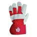 Polyco Premium Rigger Gloves Chrome Red (10 Pack) LR158R HEA02747