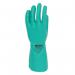 Polyco NitriTech III Green Flock Lined 33cm Nitrile Rubber Glove Size 10 9210 HEA03986