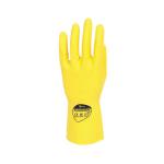 Shield Rubber Household Gloves 0.33mm 30cm Pairs Yellow (Pack of 12) GR03Y12 HEA54867