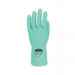 Shield Rubber Household Gloves 0.33mm 30cm Pairs Medium Green (Pack of 12) GR03G12 HEA54875