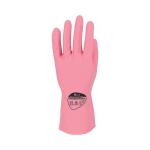 Shield Rubber Household Gloves 0.33mm 30cm Pairs Medium Pink (Pack of 12) GRO3P12 HEA54879