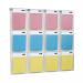 Helit Placativ Wall Display 12xA4 Pockets Clear H6811102 HEL00815