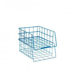 Cheap Stationery Supply of Wire Filing Tray Large Capacity Blue WB999BL Office Statationery